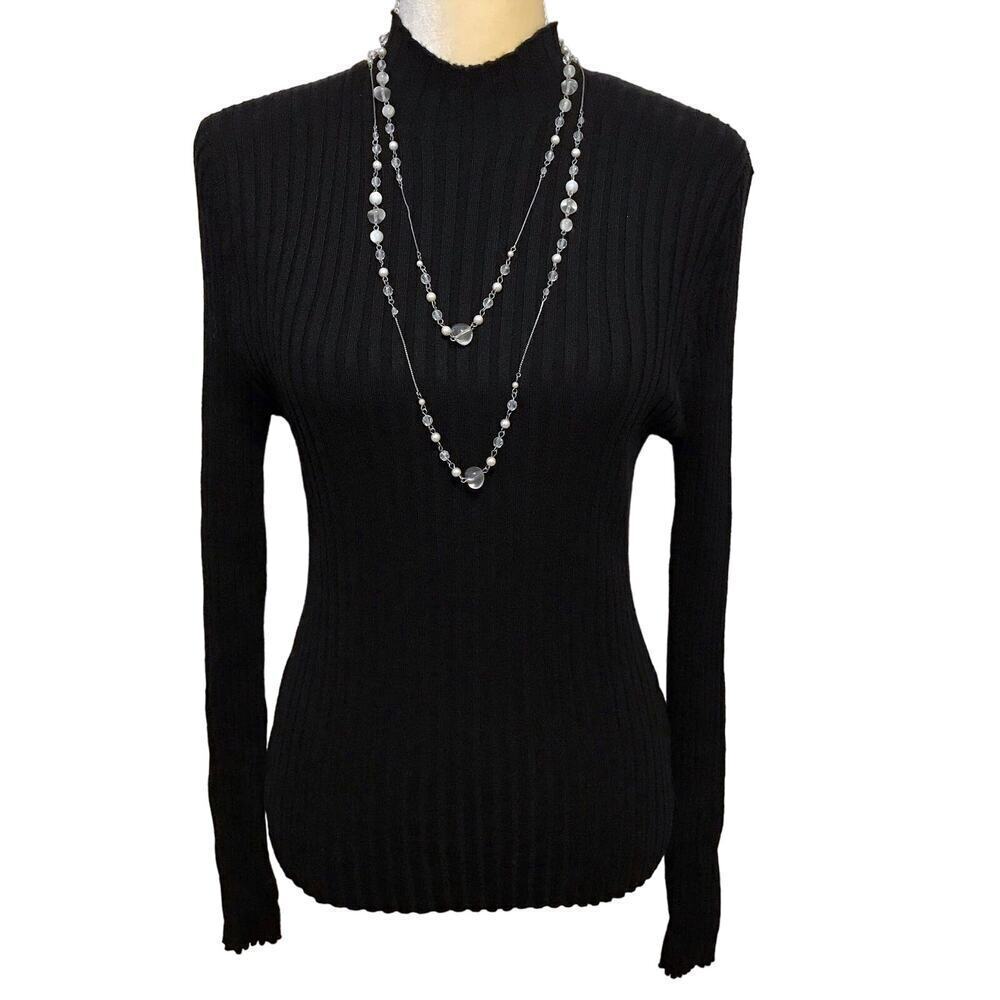 Hooked Up NWT Black Ribbed Sweater Juniors XL